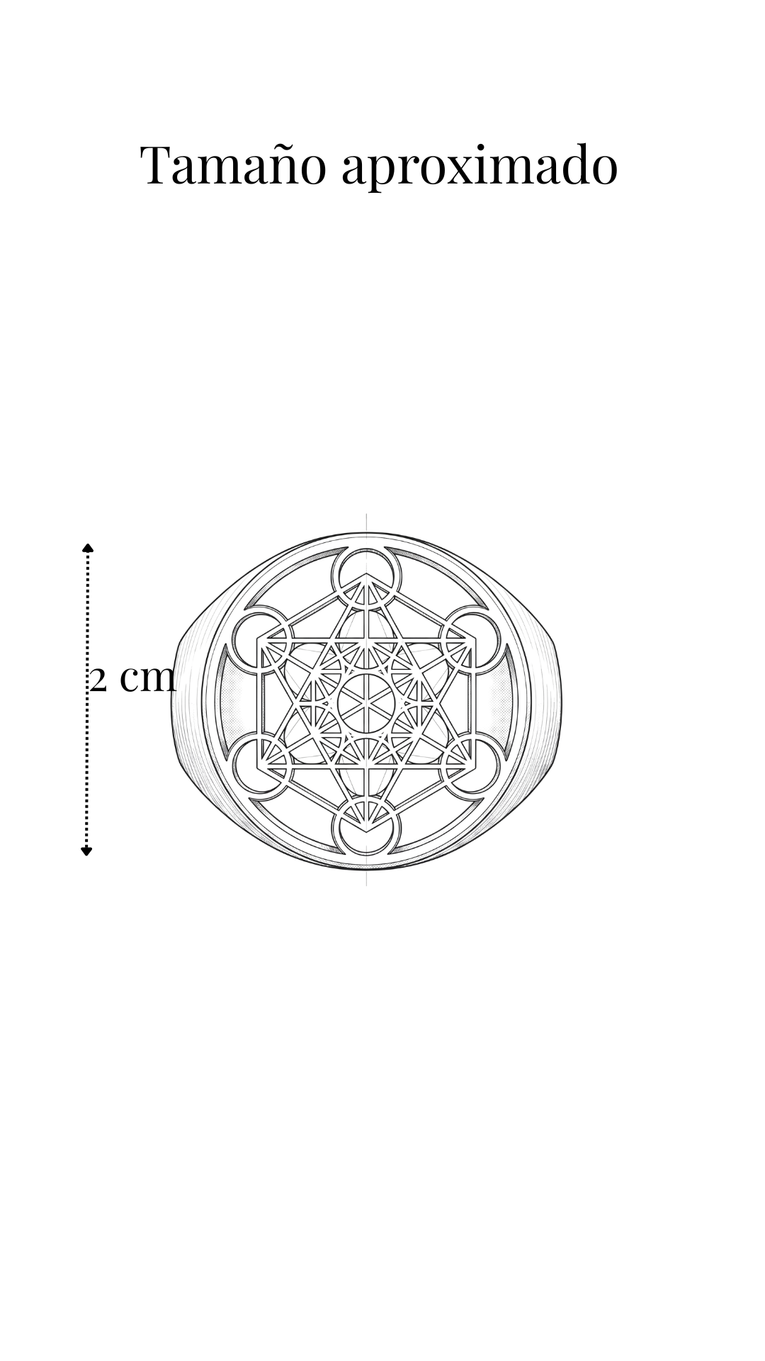 Anillo Cubo de Metatrón — Plata 925