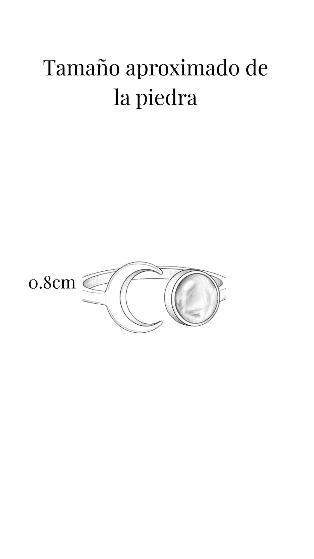 Anillo Luna — Plata .925 | Orela