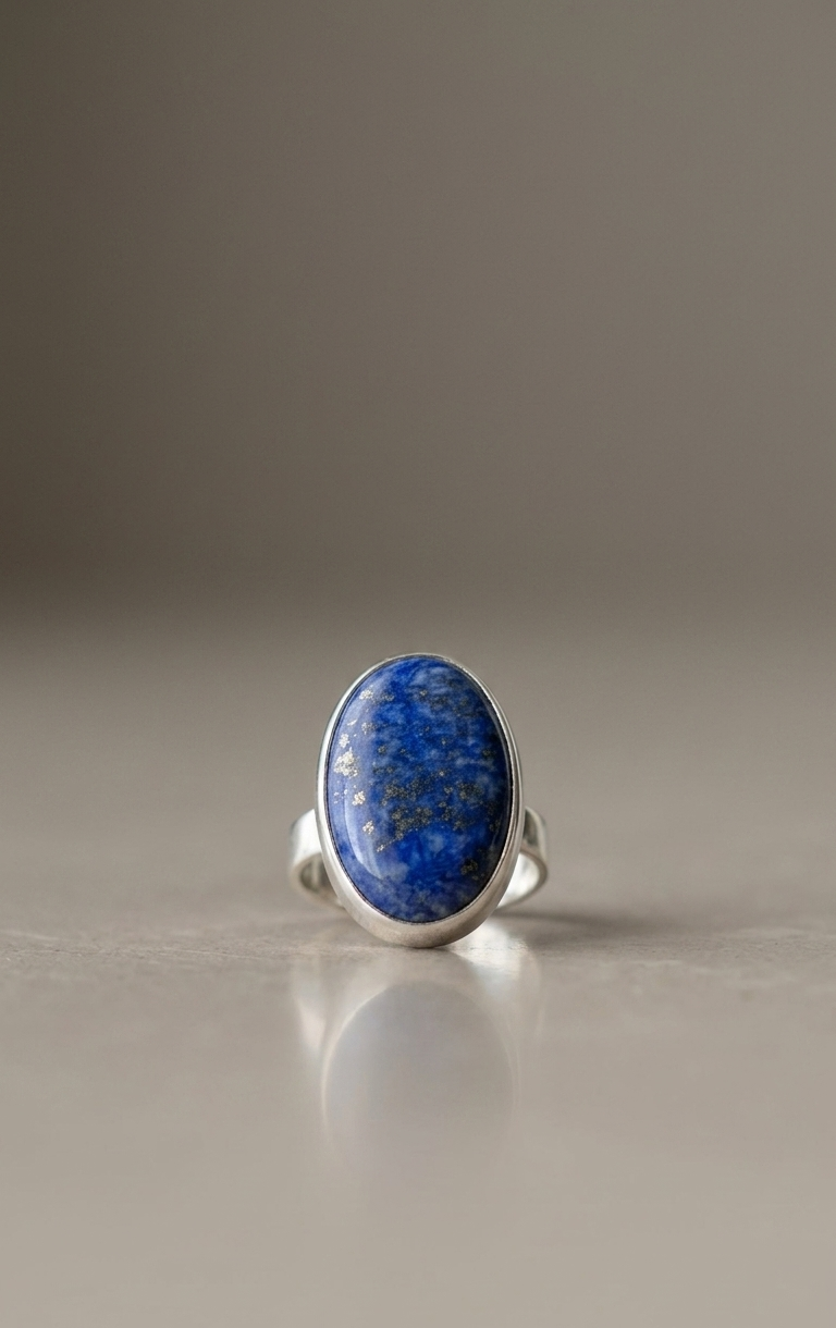 Anillo Lapislázuli — Plata .925 | Orela