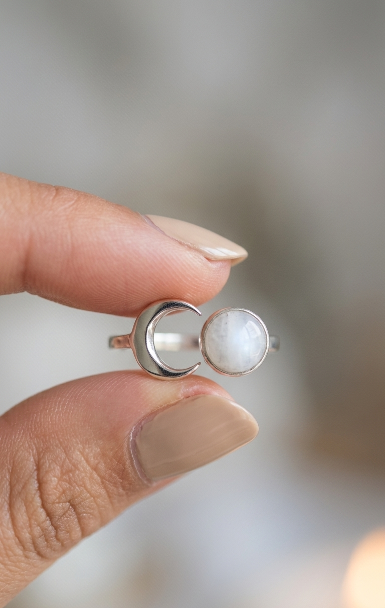 Anillo Luna — Plata .925 | Orela