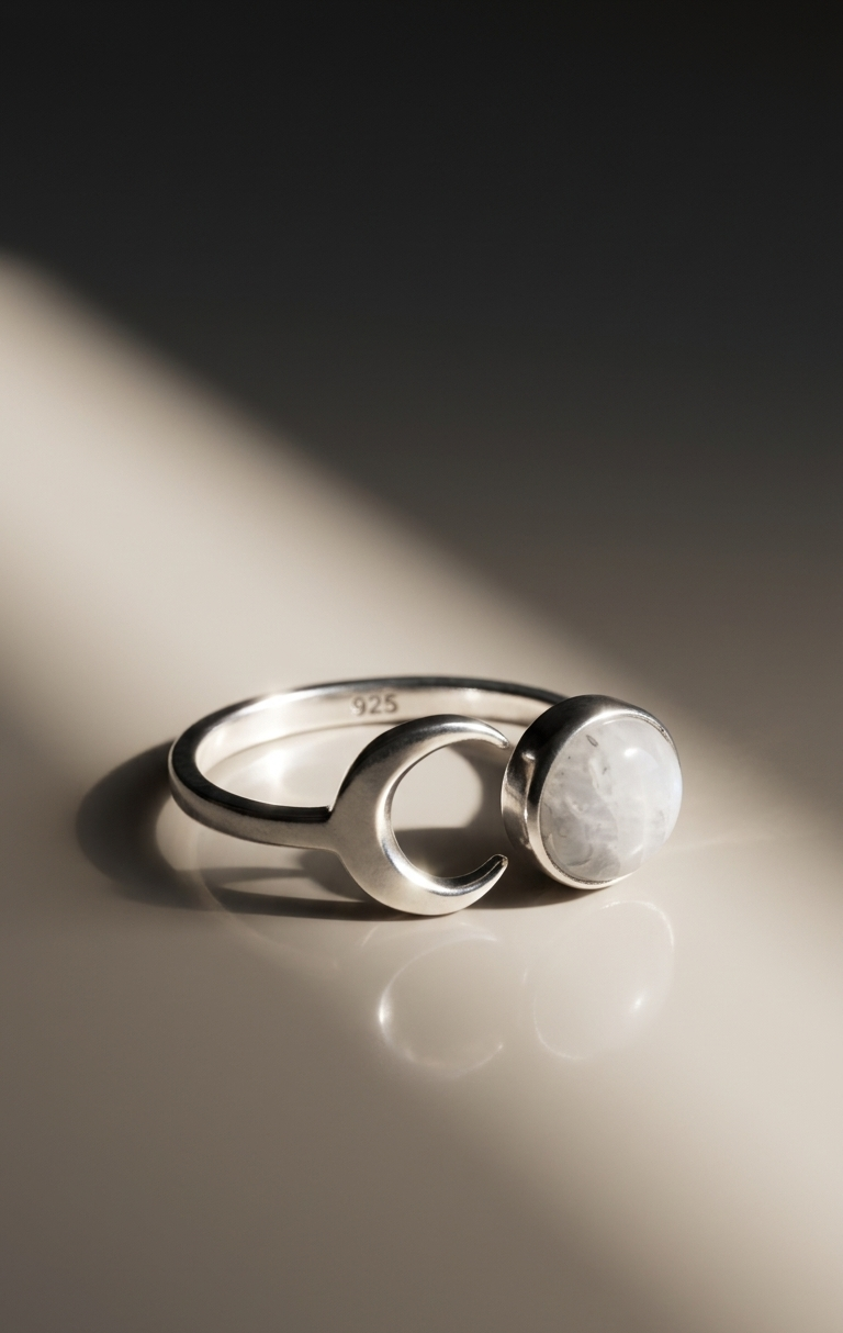 Anillo Luna — Plata .925 | Orela