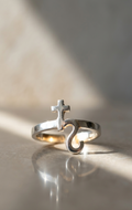 Anillo Símbolo de Saturno — Plata 925