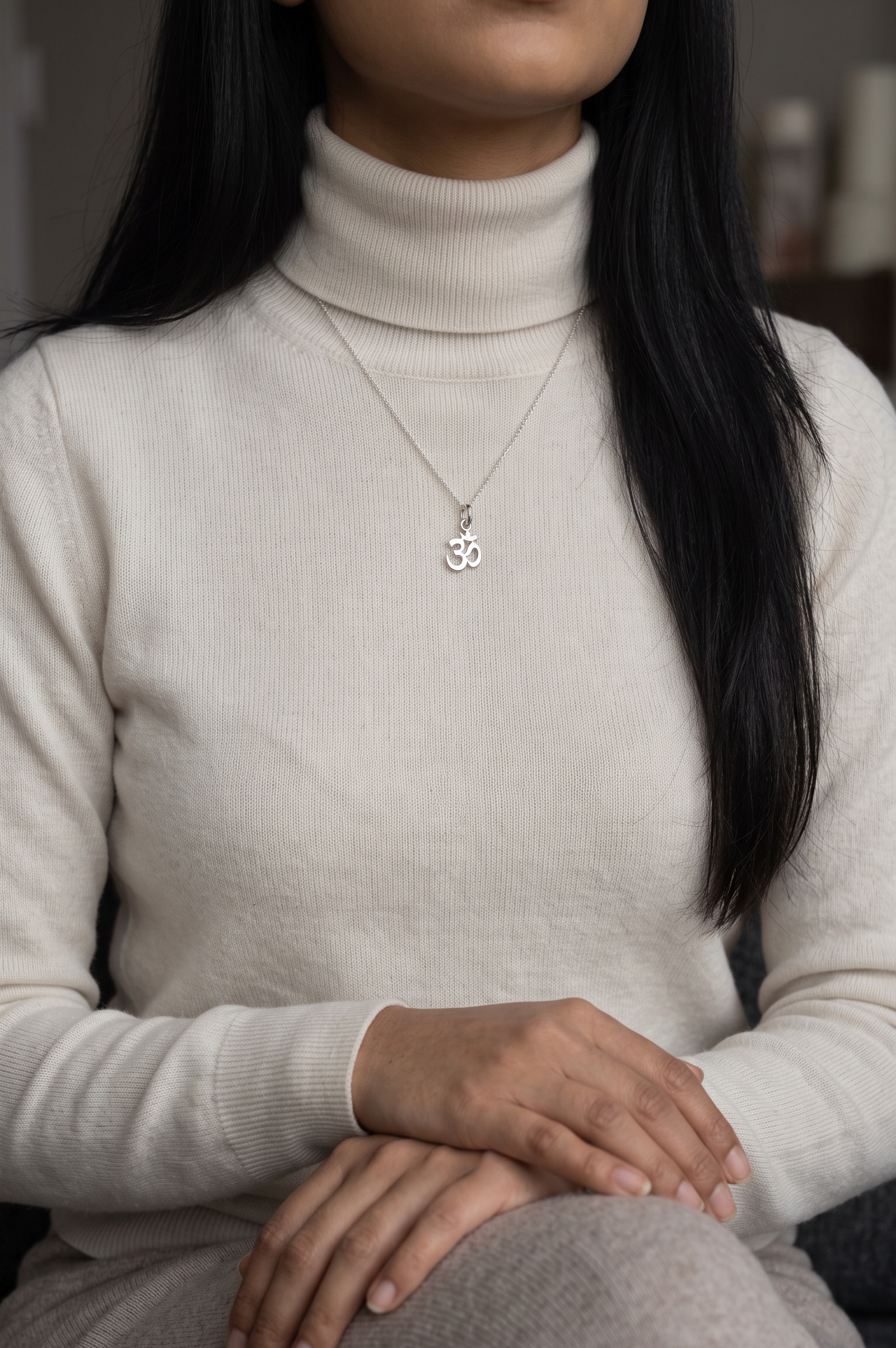 Collar Símbolo Om - Plata 925