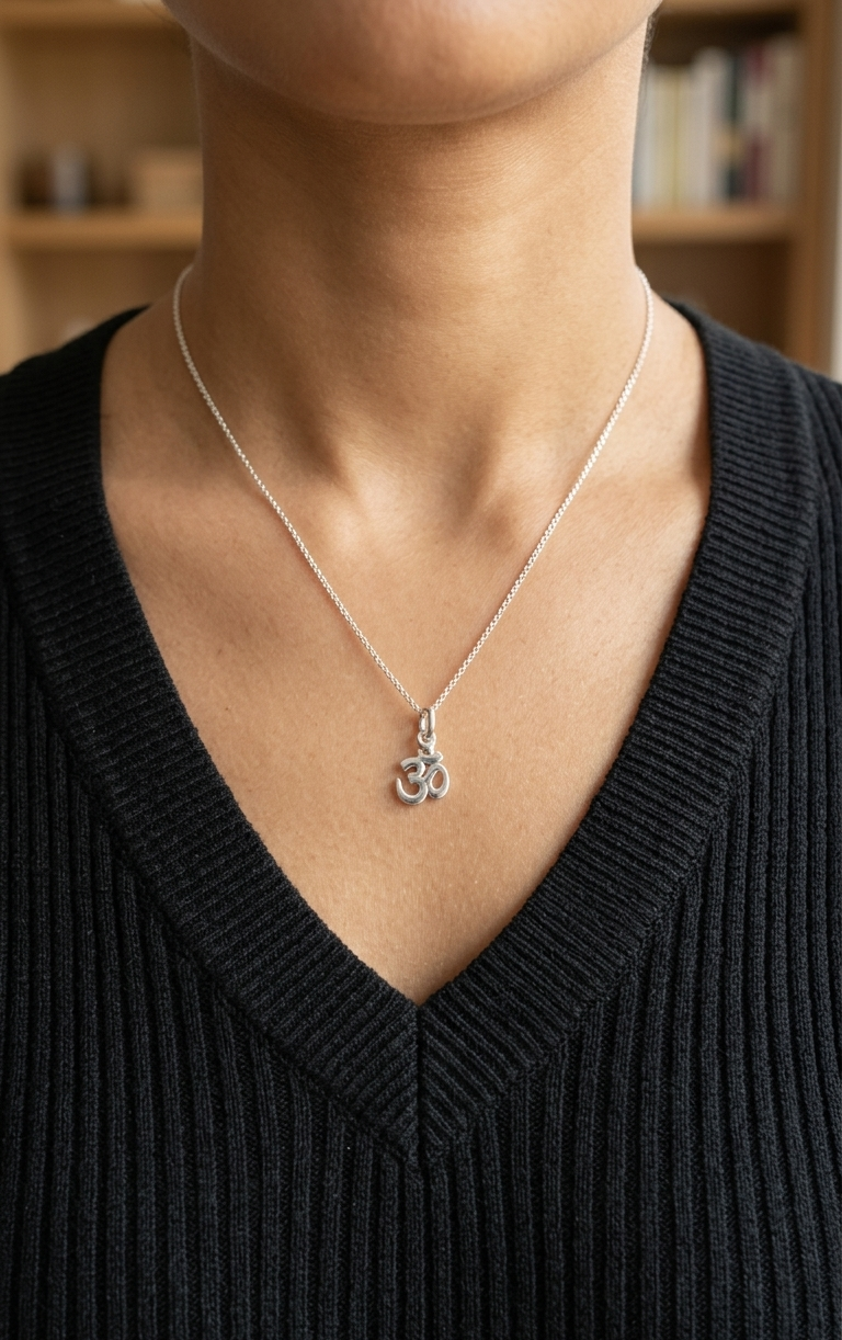 Collar Símbolo Om - Plata 925