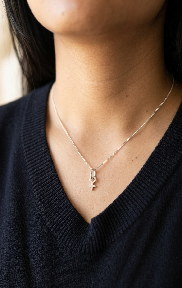 Collar Símbolo de Venus- Plata 925