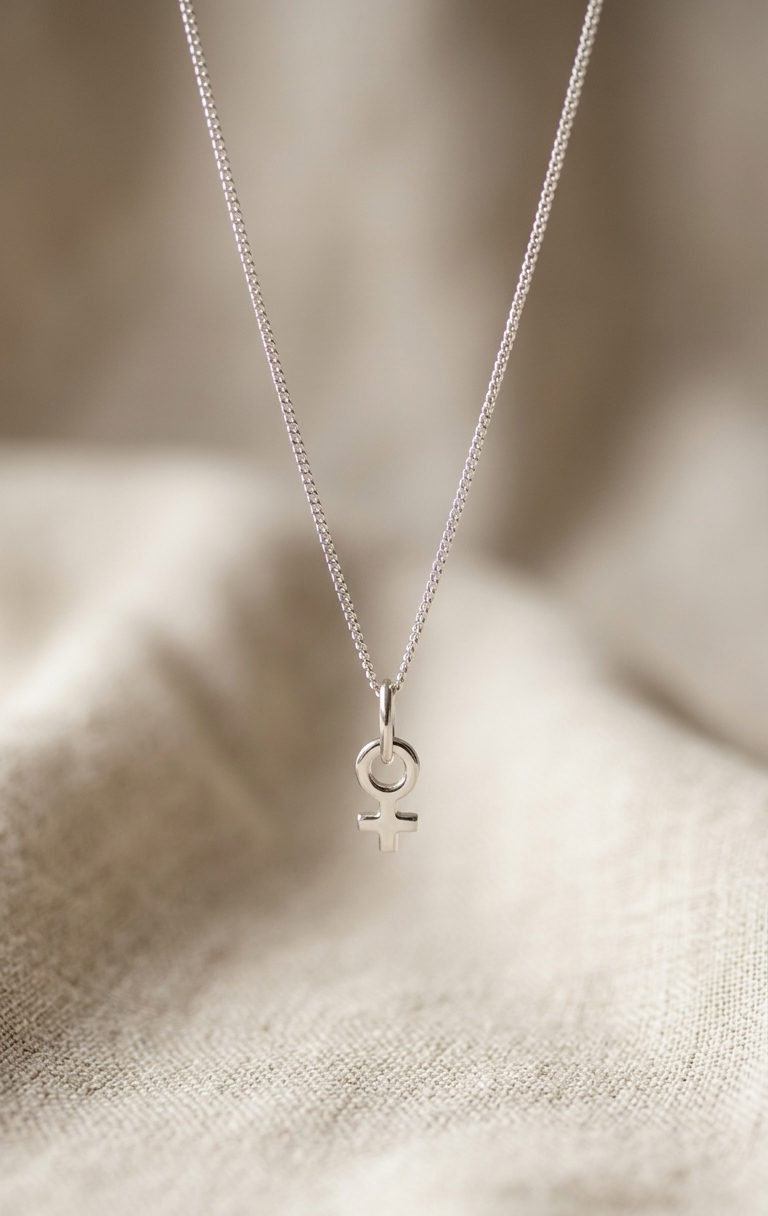 Collar Símbolo de Venus- Plata 925