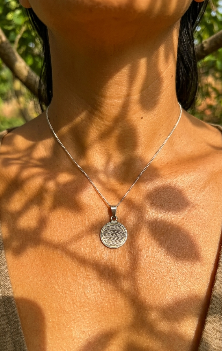Collar Flor de la Vida - Plata 925