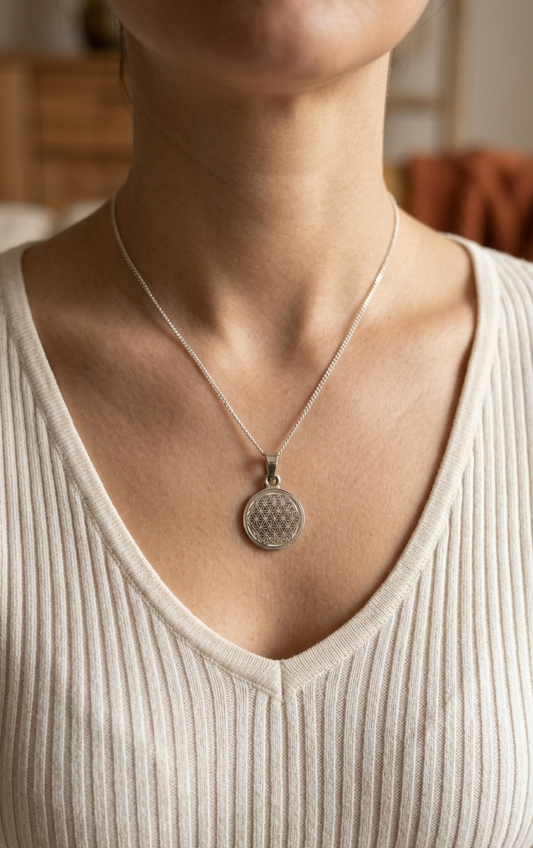 Collar Flor de la Vida - Plata 925