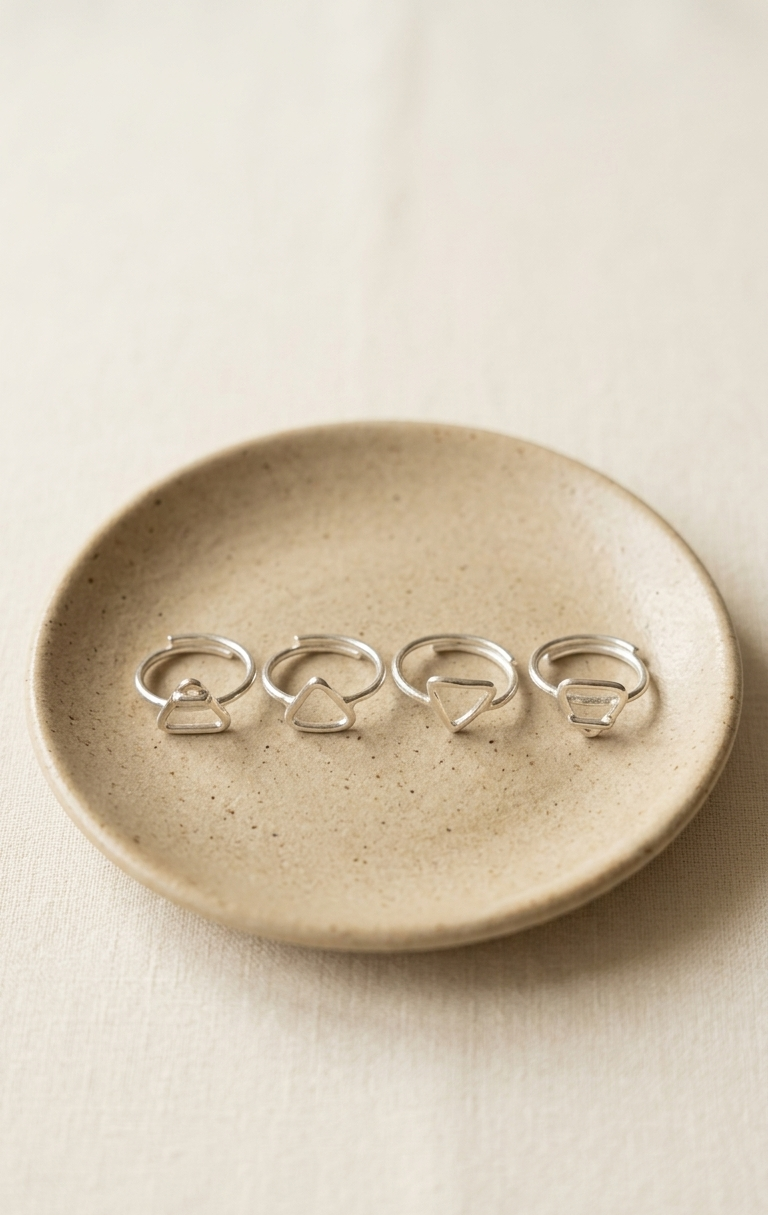 Set de Anillos El Quinto Elemento - Plata 925
