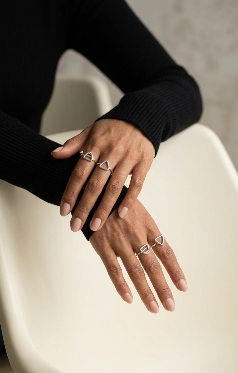 Set de Anillos El Quinto Elemento - Plata 925