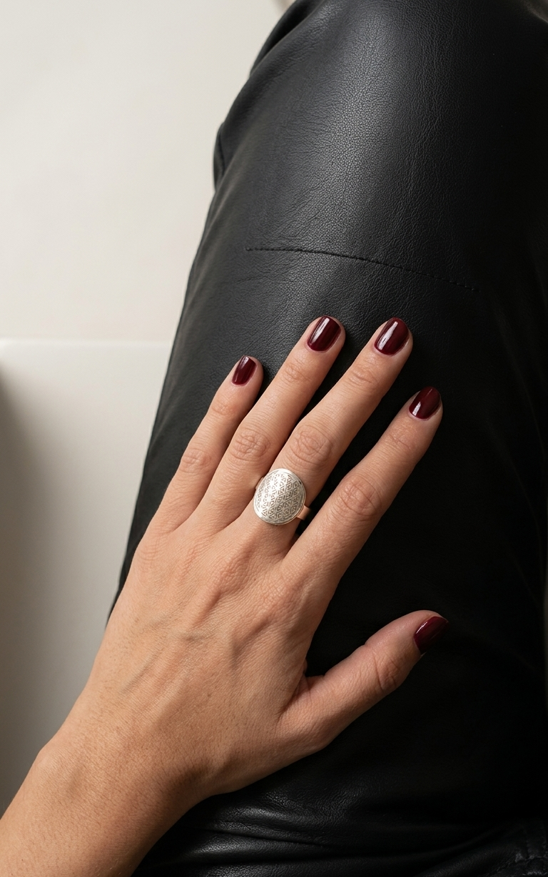 Anillo Flor de la Vida — Plata 925