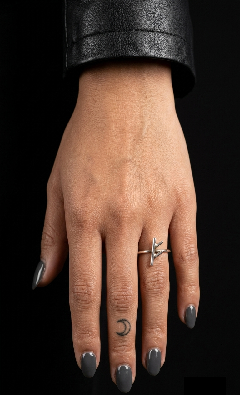Anillo Runa Fehu — Plata 925