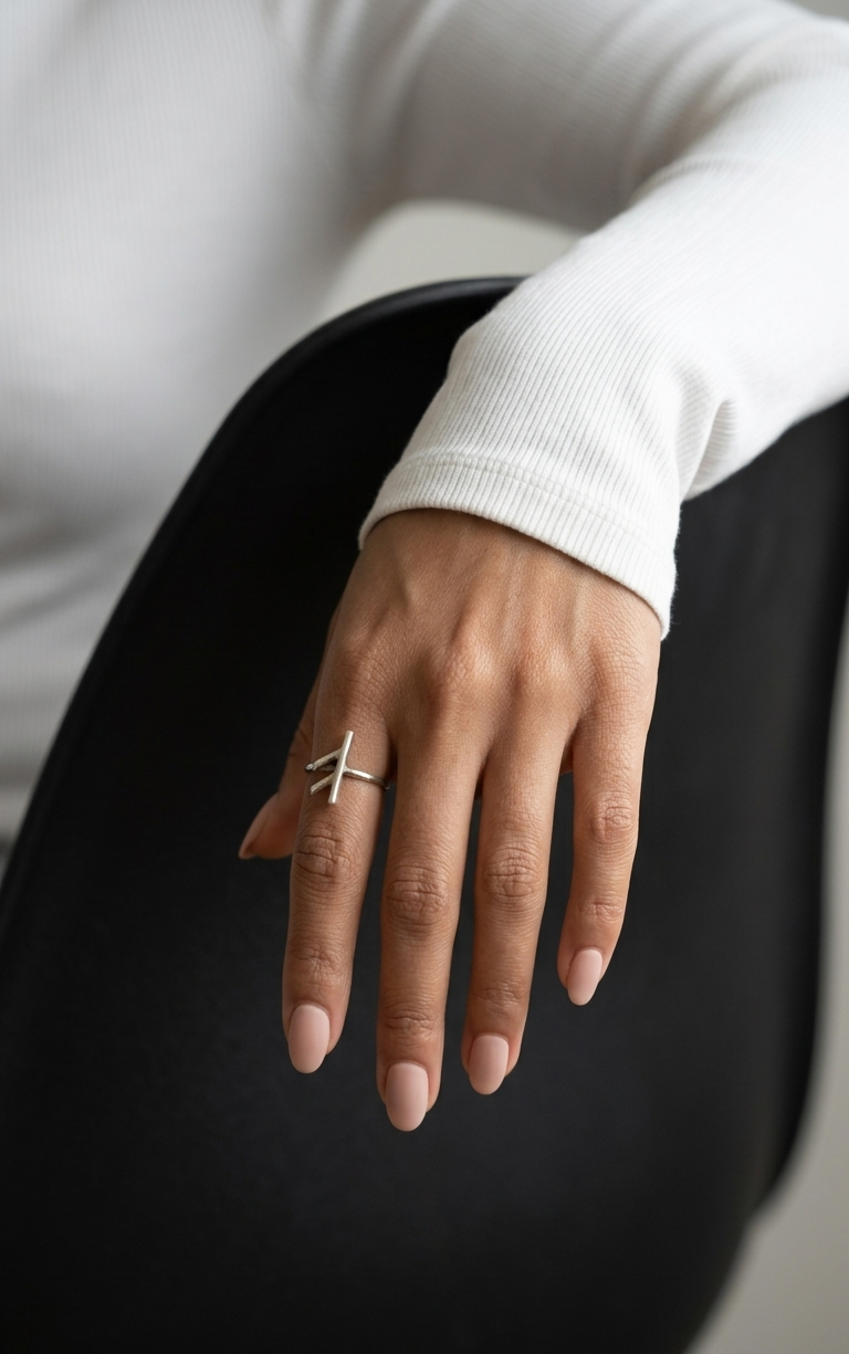 Anillo Runa Fehu — Plata 925