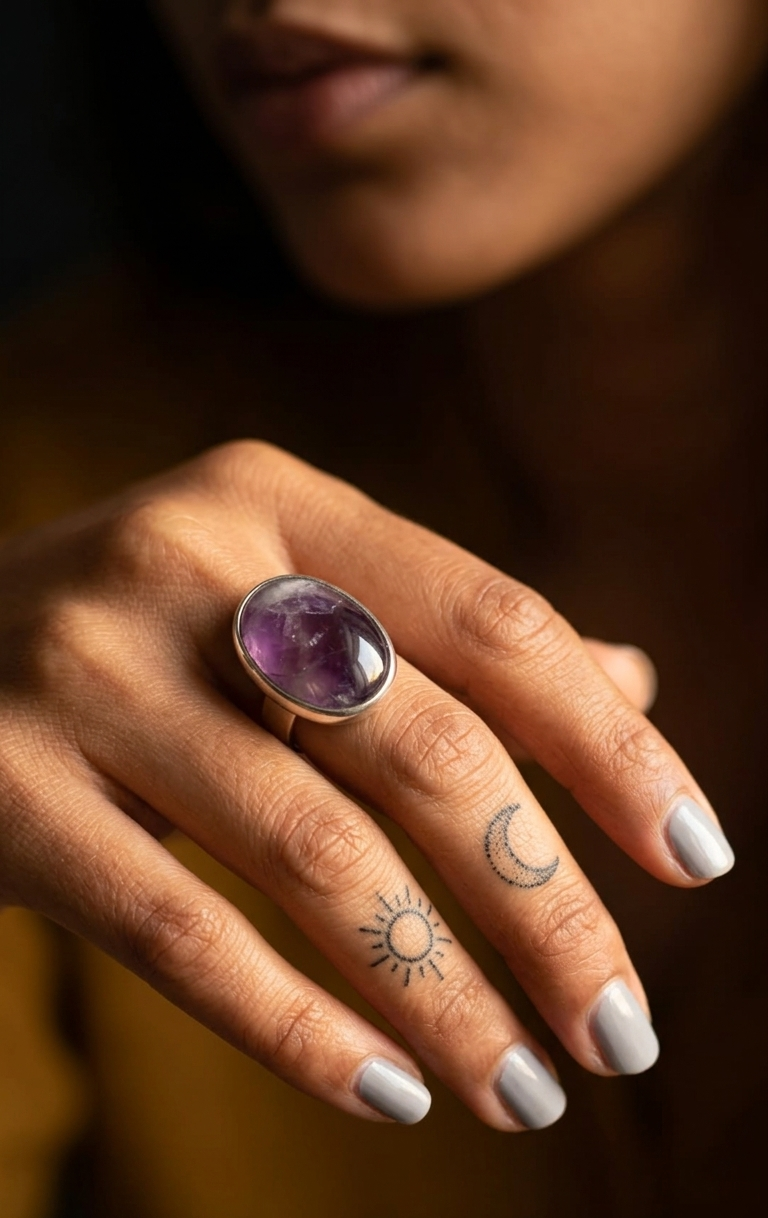 Anillo Amatista — Plata .925 | Orela