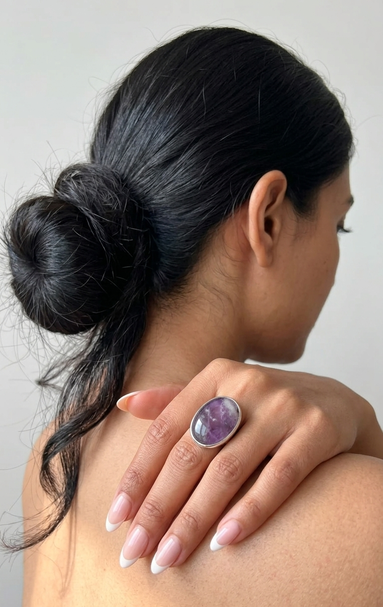 Anillo Amatista — Plata .925 | Orela