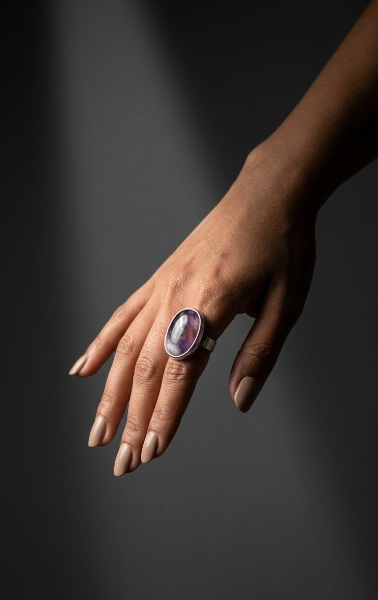 Anillo Amatista — Plata .925 | Orela