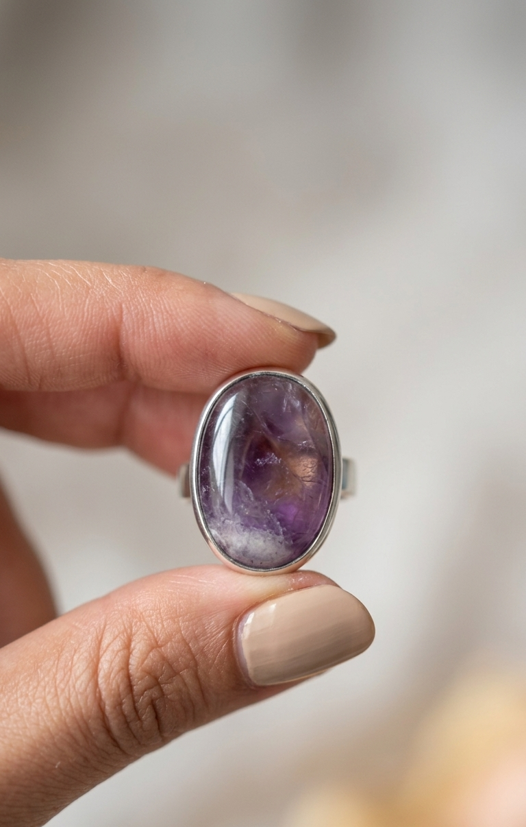 Anillo Amatista — Plata .925 | Orela