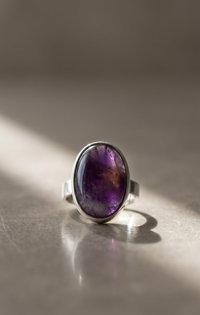 Anillo Amatista — Plata .925 | Orela