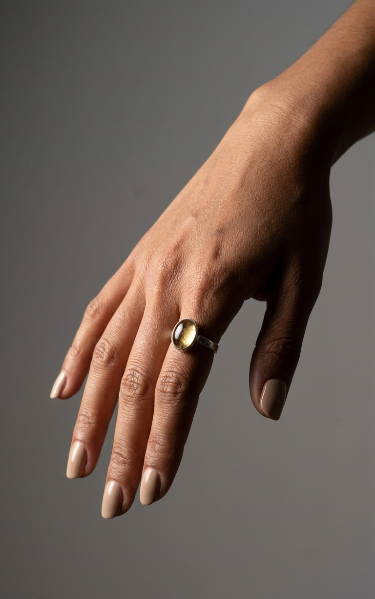 Anillo Citrino — Plata .925 | Orela