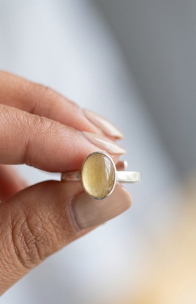 Anillo Citrino — Plata .925 | Orela